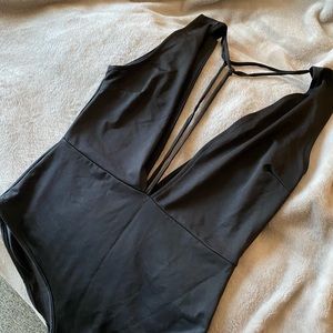 Forever 21 black bodysuit size medium